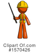 Orange Design Mascot Clipart #1570426 by Leo Blanchette
