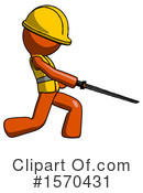 Orange Design Mascot Clipart #1570431 by Leo Blanchette