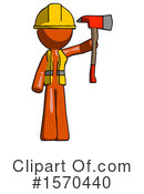 Orange Design Mascot Clipart #1570440 by Leo Blanchette