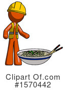 Orange Design Mascot Clipart #1570442 by Leo Blanchette