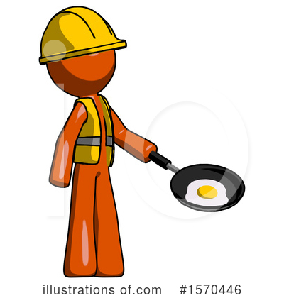Royalty-Free (RF) Orange Design Mascot Clipart Illustration by Leo Blanchette - Stock Sample #1570446