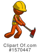 Orange Design Mascot Clipart #1570447 by Leo Blanchette