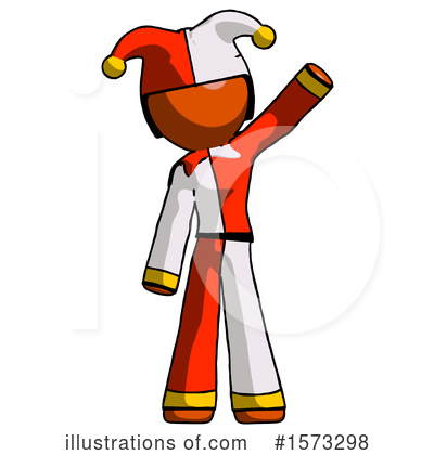 Royalty-Free (RF) Orange Design Mascot Clipart Illustration by Leo Blanchette - Stock Sample #1573298