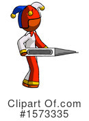 Orange Design Mascot Clipart #1573335 by Leo Blanchette