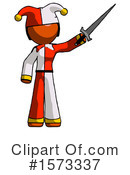 Orange Design Mascot Clipart #1573337 by Leo Blanchette