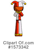 Orange Design Mascot Clipart #1573342 by Leo Blanchette