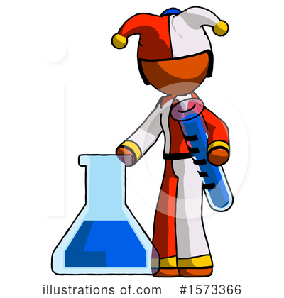 Royalty-Free (RF) Orange Design Mascot Clipart Illustration by Leo Blanchette - Stock Sample #1573366