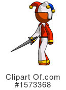 Orange Design Mascot Clipart #1573368 by Leo Blanchette