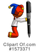 Orange Design Mascot Clipart #1573371 by Leo Blanchette