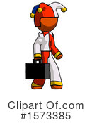 Orange Design Mascot Clipart #1573385 by Leo Blanchette