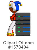 Orange Design Mascot Clipart #1573404 by Leo Blanchette