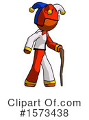 Orange Design Mascot Clipart #1573438 by Leo Blanchette