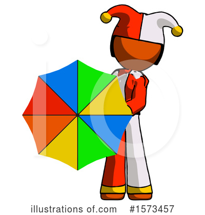 Royalty-Free (RF) Orange Design Mascot Clipart Illustration by Leo Blanchette - Stock Sample #1573457