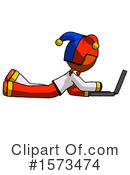Orange Design Mascot Clipart #1573474 by Leo Blanchette
