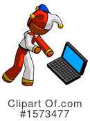 Orange Design Mascot Clipart #1573477 by Leo Blanchette