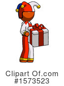Orange Design Mascot Clipart #1573523 by Leo Blanchette