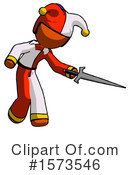 Orange Design Mascot Clipart #1573546 by Leo Blanchette