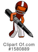 Orange Design Mascot Clipart #1580889 by Leo Blanchette