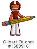 Orange Design Mascot Clipart #1580916 by Leo Blanchette