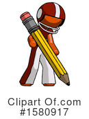 Orange Design Mascot Clipart #1580917 by Leo Blanchette