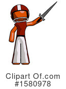 Orange Design Mascot Clipart #1580978 by Leo Blanchette