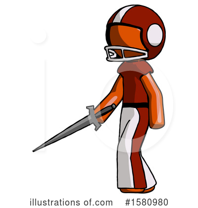 Royalty-Free (RF) Orange Design Mascot Clipart Illustration by Leo Blanchette - Stock Sample #1580980