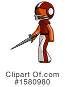 Orange Design Mascot Clipart #1580980 by Leo Blanchette