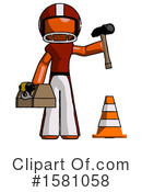Orange Design Mascot Clipart #1581058 by Leo Blanchette