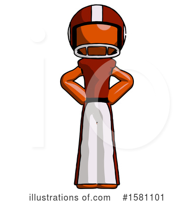 Royalty-Free (RF) Orange Design Mascot Clipart Illustration by Leo Blanchette - Stock Sample #1581101