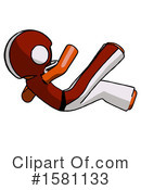 Orange Design Mascot Clipart #1581133 by Leo Blanchette