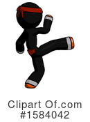 Orange Design Mascot Clipart #1584042 by Leo Blanchette