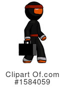 Orange Design Mascot Clipart #1584059 by Leo Blanchette