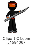 Orange Design Mascot Clipart #1584067 by Leo Blanchette