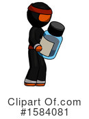 Orange Design Mascot Clipart #1584081 by Leo Blanchette