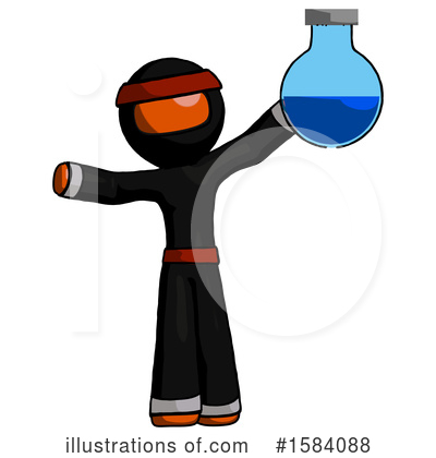 Royalty-Free (RF) Orange Design Mascot Clipart Illustration by Leo Blanchette - Stock Sample #1584088