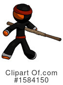 Orange Design Mascot Clipart #1584150 by Leo Blanchette