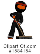 Orange Design Mascot Clipart #1584154 by Leo Blanchette