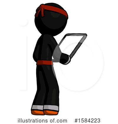 Royalty-Free (RF) Orange Design Mascot Clipart Illustration by Leo Blanchette - Stock Sample #1584223
