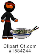 Orange Design Mascot Clipart #1584244 by Leo Blanchette