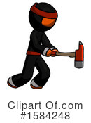 Orange Design Mascot Clipart #1584248 by Leo Blanchette
