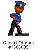 Orange Design Mascot Clipart #1586035 by Leo Blanchette