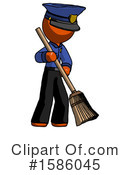 Orange Design Mascot Clipart #1586045 by Leo Blanchette