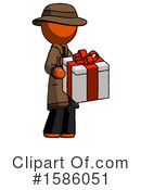 Orange Design Mascot Clipart #1586051 by Leo Blanchette