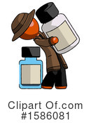 Orange Design Mascot Clipart #1586081 by Leo Blanchette