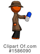 Orange Design Mascot Clipart #1586090 by Leo Blanchette