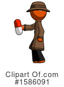 Orange Design Mascot Clipart #1586091 by Leo Blanchette
