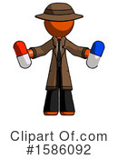Orange Design Mascot Clipart #1586092 by Leo Blanchette