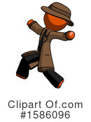 Orange Design Mascot Clipart #1586096 by Leo Blanchette