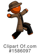 Orange Design Mascot Clipart #1586097 by Leo Blanchette