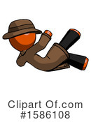 Orange Design Mascot Clipart #1586108 by Leo Blanchette
